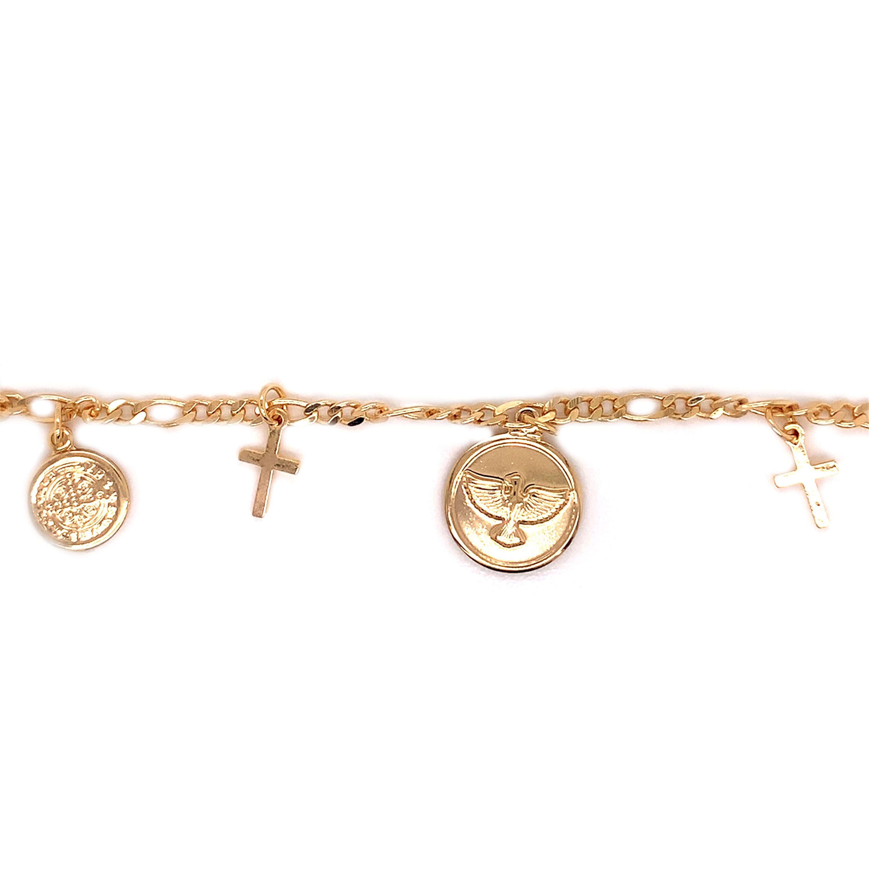 Gold Filled Spiritual Charm Bracelet – Noellery