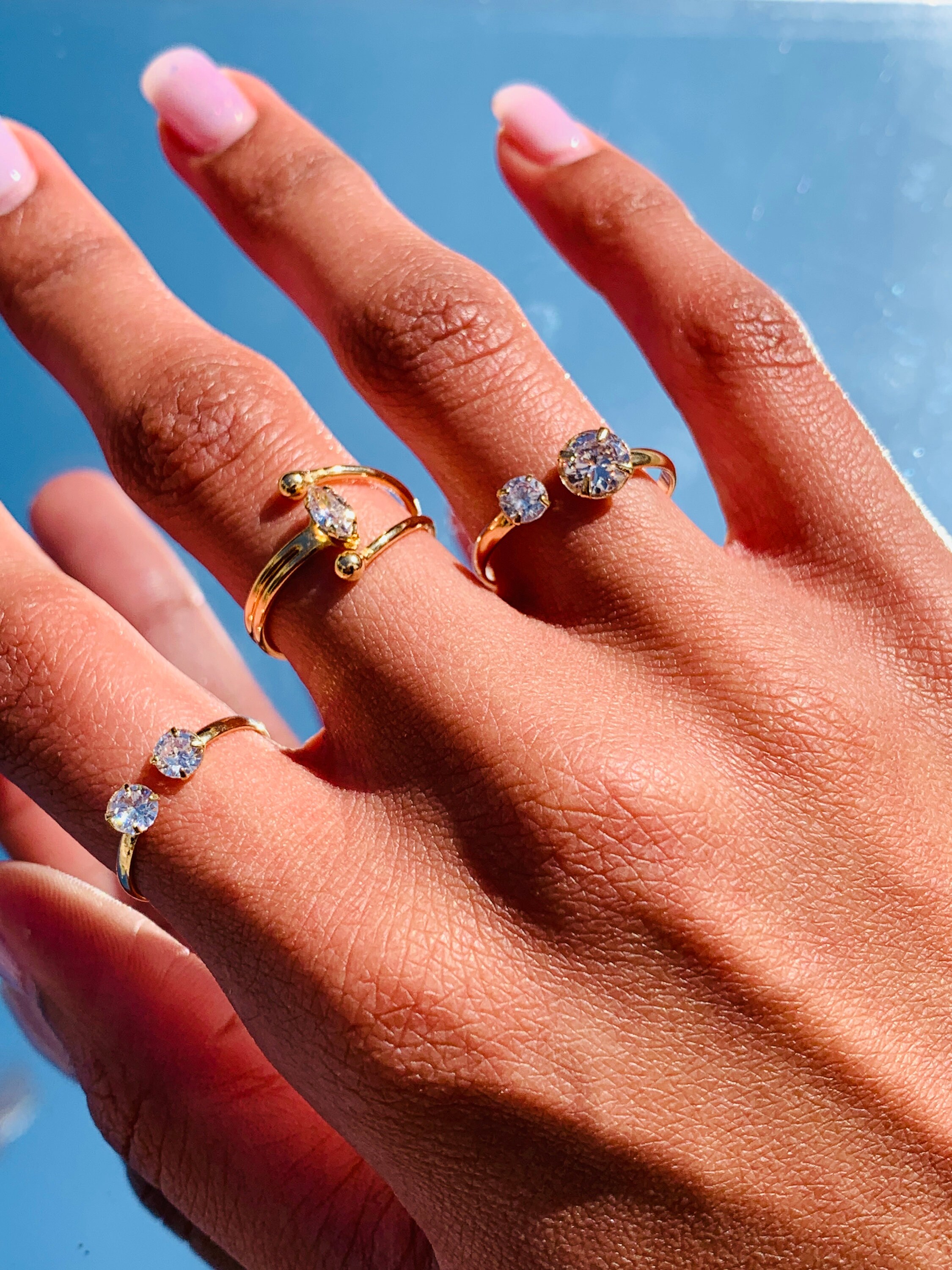 アクセサリー aucentic 18K SOLID GOLD SKINNY RING 18Kスキニーリング | aucentic(オーセンティック)