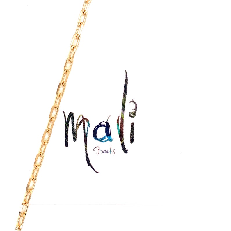 18K Rectangle Link Gold Anklet,Anklets for Women,Anklets,Paperclip Link Anklet,Gold Filled Anklet,Dainty Gold Anklet,Minimalist Jewelry,Gift