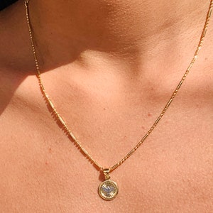 18k Holy Spirit Charm Necklace, Religious Necklace, Christian Necklace, Holy Spirit Jewelry, Charm Necklace, Communion Gift, Ready to ship image 10