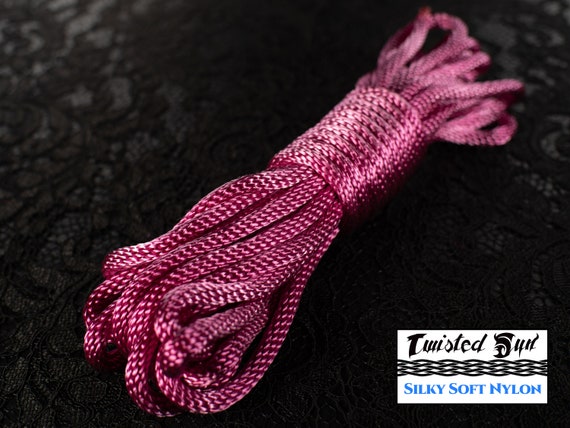Metallic Mauve Nylon Bondage Rope 1/4 6mm it's NOT | Etsy