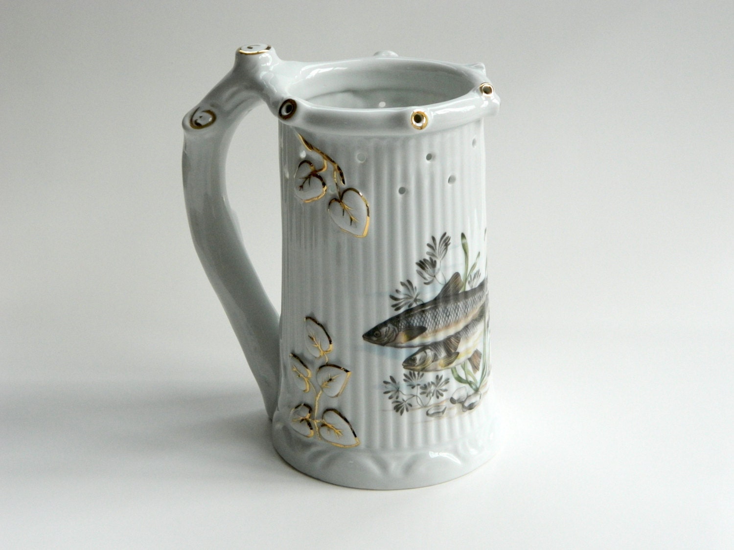 Vintage German puzzle mug or beer stein with nude lithopane Etsy