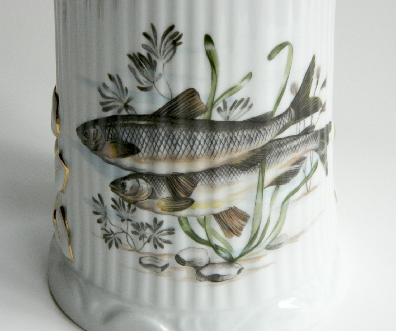 Vintage German puzzle mug or beer stein with nude lithopane Etsy