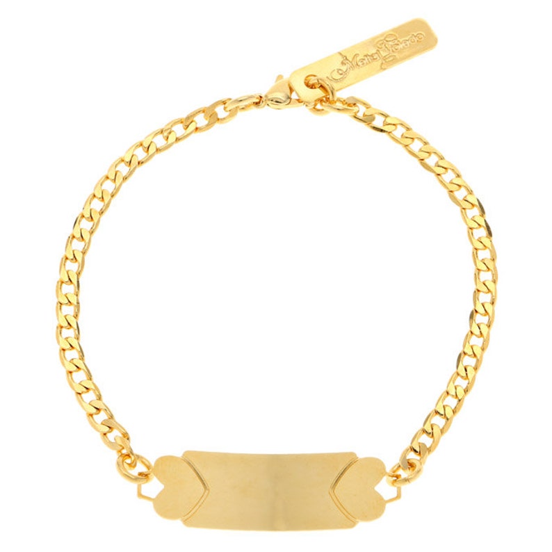 Gold Bar Bracelet, Skinny Bar Bracelet, Dainty Layering Bracelet, Gold Heart Bracelet, Everyday Bracelet, 24k Gold Plated Jewelry. image 2