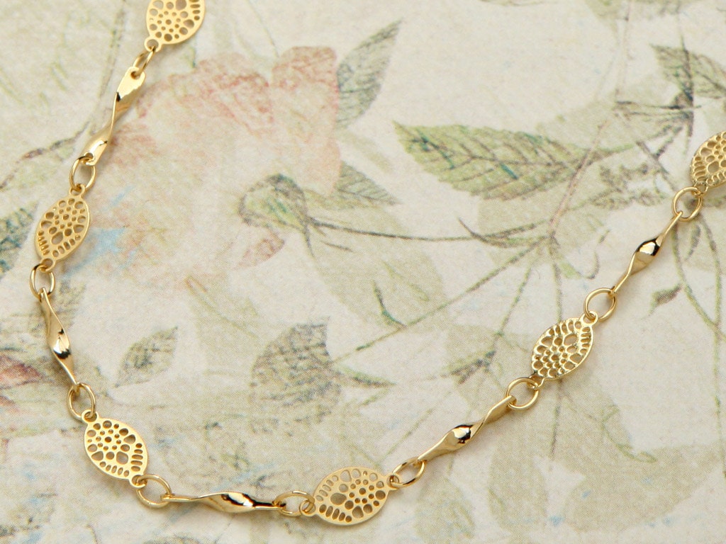 Gold Chain Necklace Simple Everyday Gold Filled Necklace Etsy