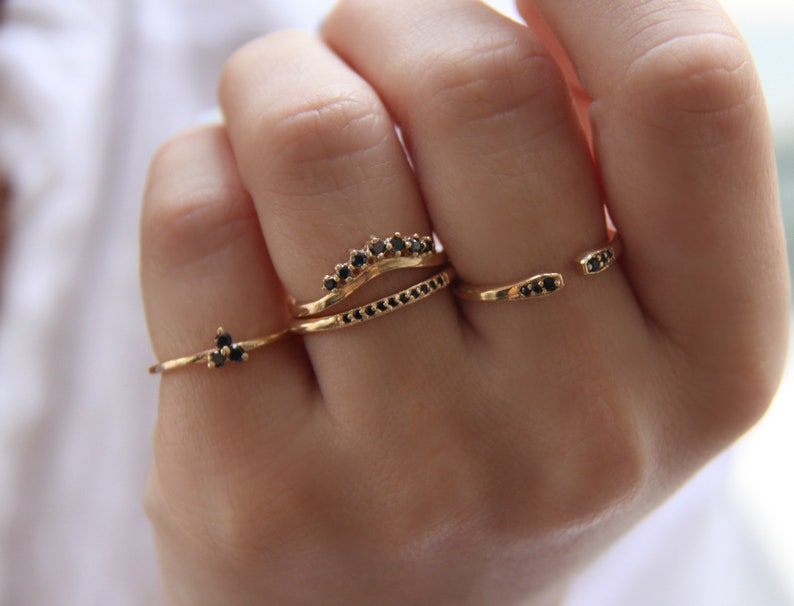 Dainty Gold Ring Gold Stacking Ring Minimal Ring Thin Gold - Etsy