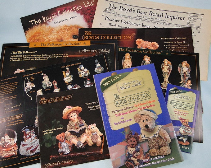 Boyds Bears Value Guide Plus Vintage Catalogs Newspapers Etsy