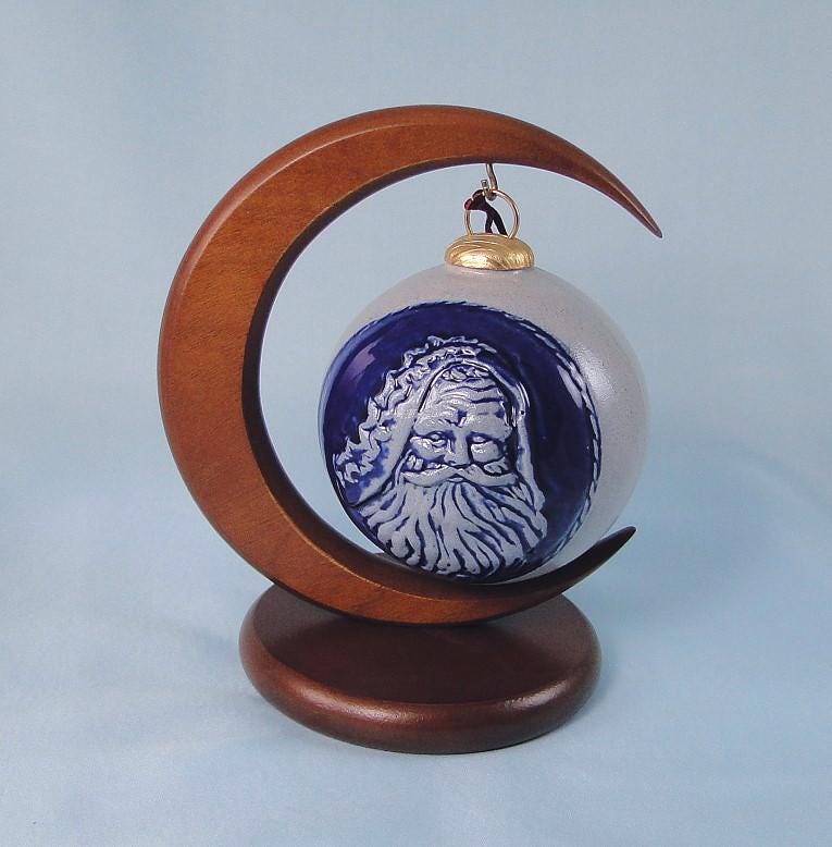 Rowe Pottery Santa - Etsy