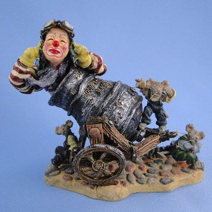 Boyds Bears Boom Boom Magee, Wee Folkstone Collectible Clown, 1E.  New condition, original box