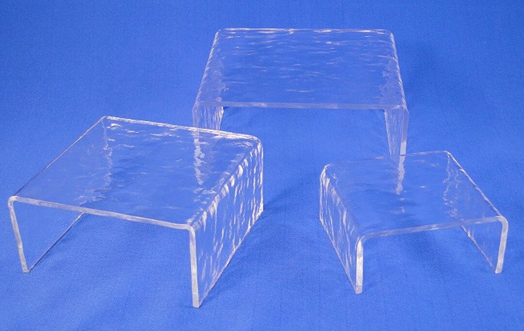 Acrylic Risers Set of Three, Display Miniatures Figurines - Etsy