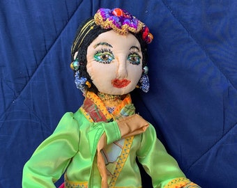 Garota coreana Hanbok
