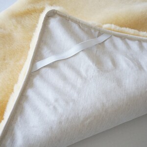 Genuine Medical Sheepskin Mattress Pad | Sheepskin Bed Mat | Sheepskin Underlay | Arthritis Pain Relief | High Quality | Super Soft Wool image 7