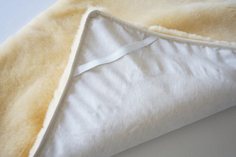 Genuine Medical Sheepskin Mattress Pad | Sheepskin Bed Mat | Sheepskin Underlay | Arthritis Pain Relief | High Quality | Super Soft Wool image 7