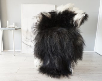 Genuine Icelandic Sheepskin Rug | Long Wool, Natural Color