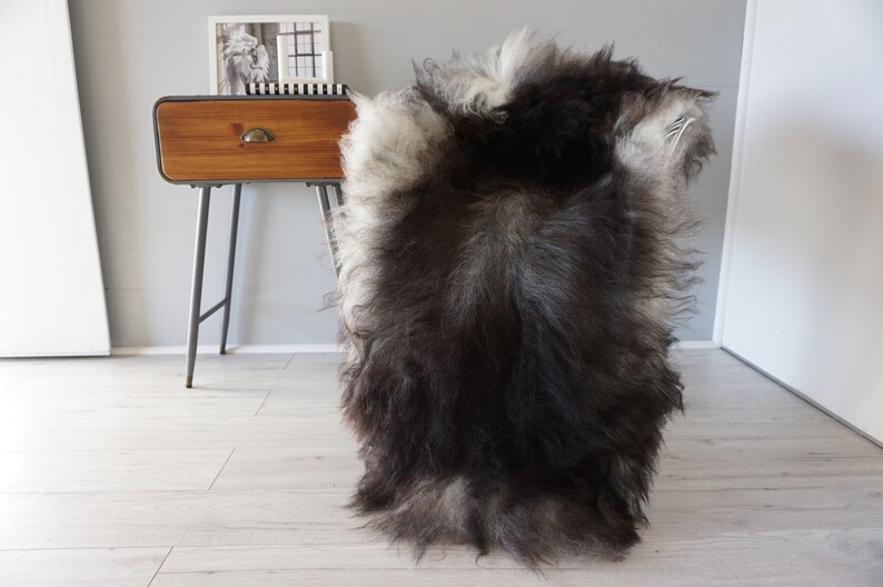 Genuine Icelandic Sheepskin Rug  Sheepskin Hide  Icelandic image 1