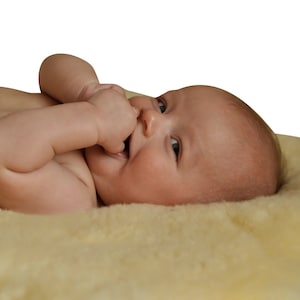 Genuine Medical Single Sheepskin Baby Rug | Baby Luxury Decor | Baby Sheepskin Rug | Medical Sheepskin | Baby Room Decor | Nursery Decor