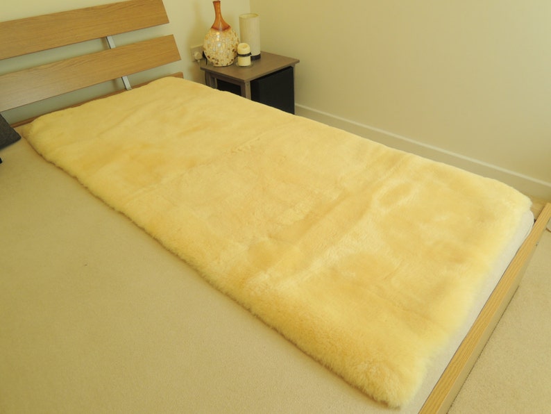 sheepskin cot mattress cover