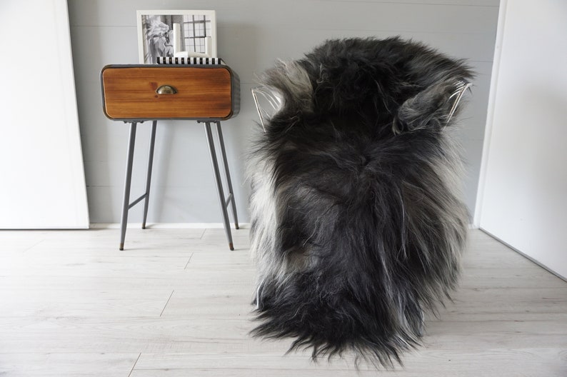 Genuine Icelandic Sheepskin Rug  Sheepskin Hide  Icelandic image 1