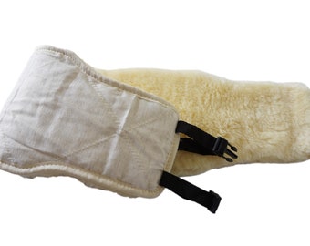 Genuine Natural Medical Sheepskin Belt  | Hip | Waist | Lower Back | Lumbar Warmer | Relief Pain | Kidney Lumbar Supports | Winter Warming