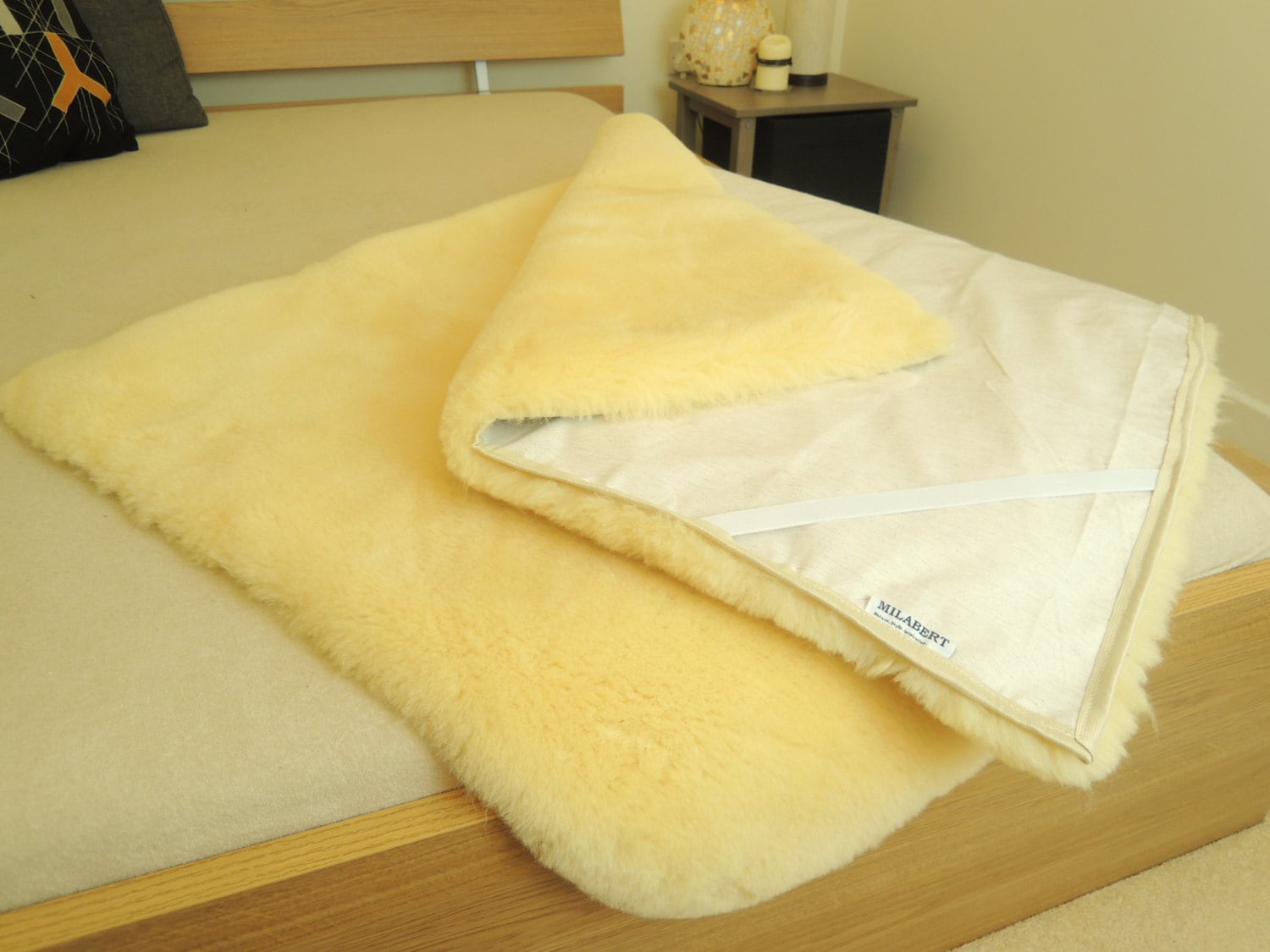 sheepskin mattress pad queen