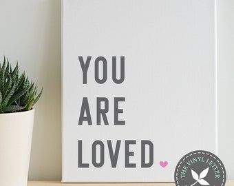 Commercial Use | You Are Loved SVG | SVG cut file and PNG digital file | Digital