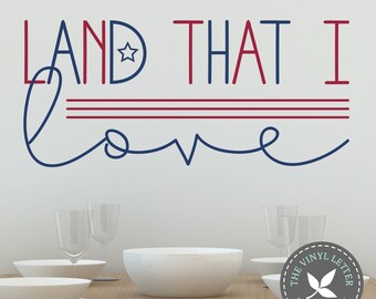 Commercial Use | Land That I Love SVG | SVG cut file, png, jpg, and pdf printable digital file | Digital