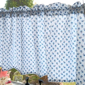 Gardine mit Blumen Maritim image 2