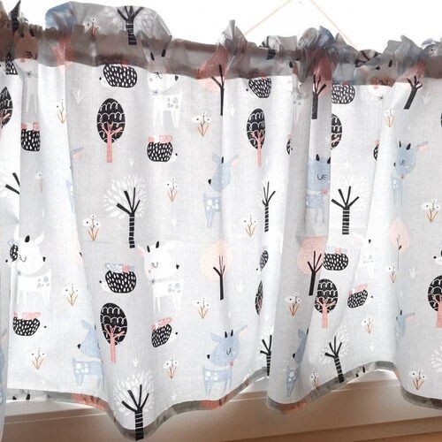 2 Baby Blue Curtain Tie Backs Boy Nursery Decor Dusty Blue Etsy