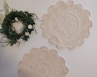 Deckchen vintage, Spitzendeckchen