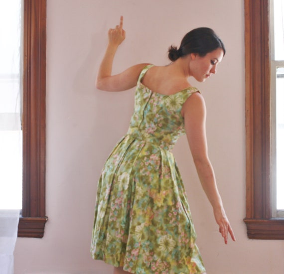 Vintage 1960's Mad Men Era Sundress
