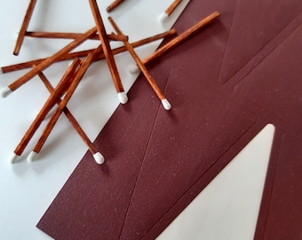 Striking paper (self-adhesive) triangles / sticky striker for safety matches/ matchstick jars/ matchboxes