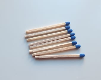Blue Tip Matches: Aspen Wood Matchsticks for Crafts & Decor (500 Count)