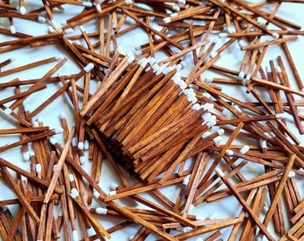 Brown Wooden Matches: 1.85" Decor Matches - Bulk Options