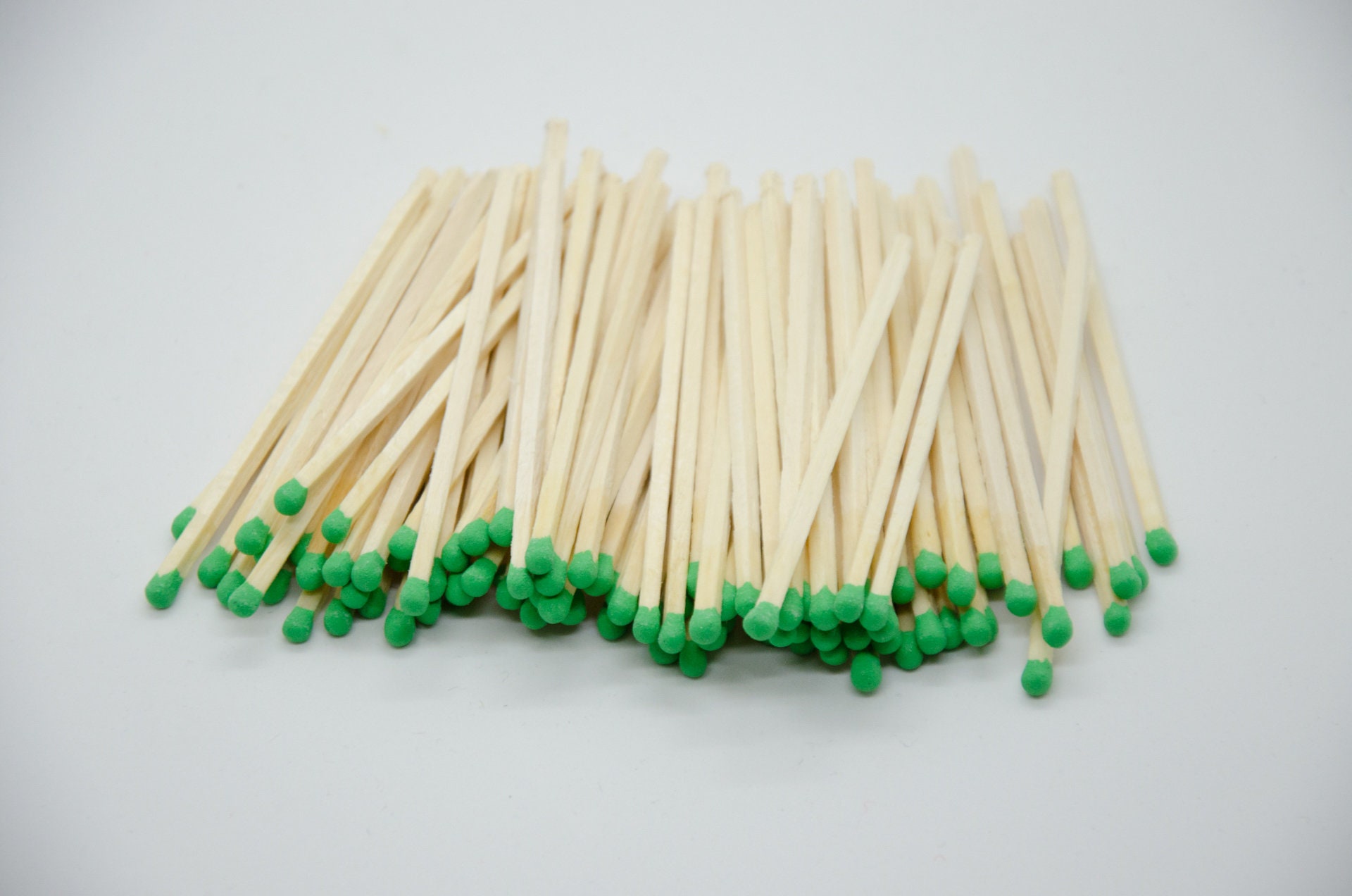 150 Matches, 3.4 Long Colorful Tip Wooden Matchsticks for Home Decor,  Crafts, Design, Matchbox or Jar Filling 