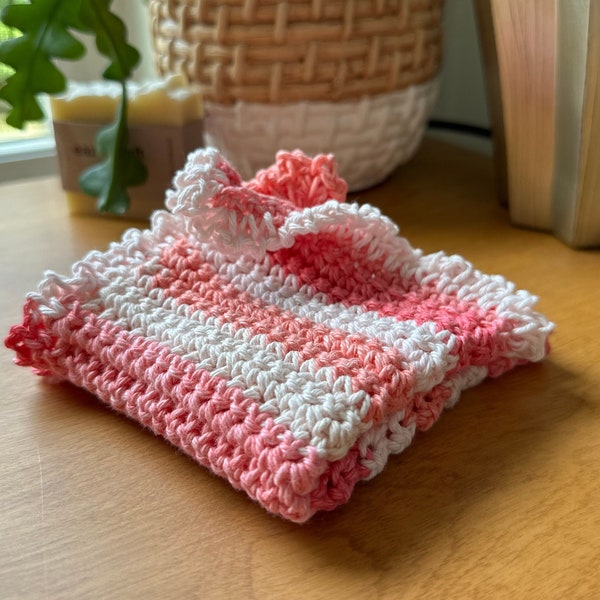 Razzle Dazzle Washcloth PDF Pattern | Beginner Crochet Pattern | Dishcloth Pattern | Beginner Crochet Single Crochet