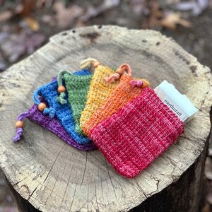 Sisal Soap Sack Rainbow Set of 6 image 5