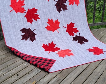 Queen size quilt - Canadian Maple