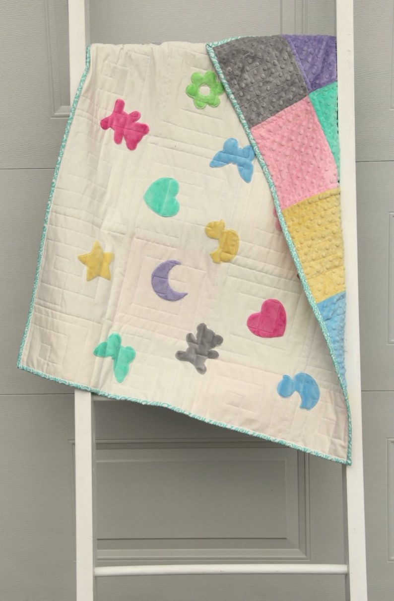 Cookie Cutter Baby Quilt Pattern. Quick and Easy Baby Quilt Etsy
