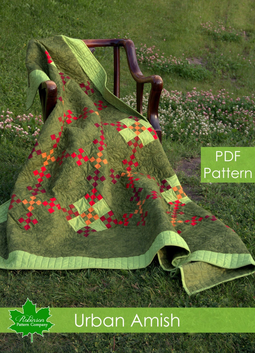 Urban Amish Quilt Pattern PDF Quilt Pattern Instant Etsy Canada