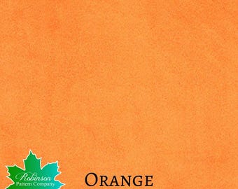 ORANGE minky fabric, a full yard size of 36" x 60" piece by Shannon Fabrics for quilting, crafts, sewing, costumes, doll making