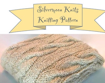 PDF Pattern- Three Cable Knit Blanket