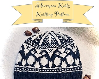 Penguin March Knit Hat Pattern