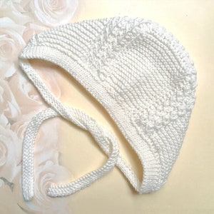 PDF Knitting Pattern Royal Prince Baby Bonnet Louis, Sizes Newborn and 3 Months image 5