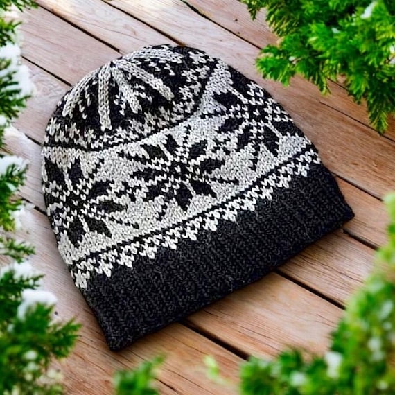 PDF Pattern Norwegian Beauty Hat Knitting