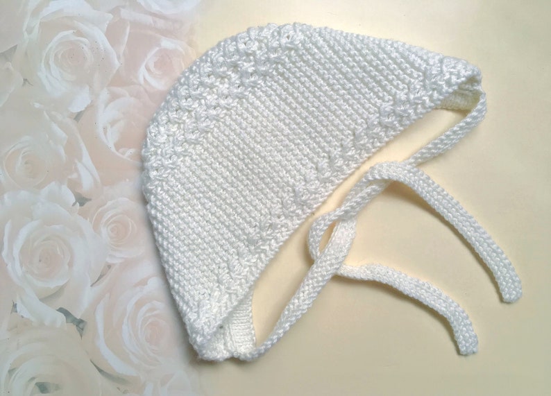 PDF Knitting Pattern Royal Prince Baby Bonnet Louis, Sizes Newborn and 3 Months image 3