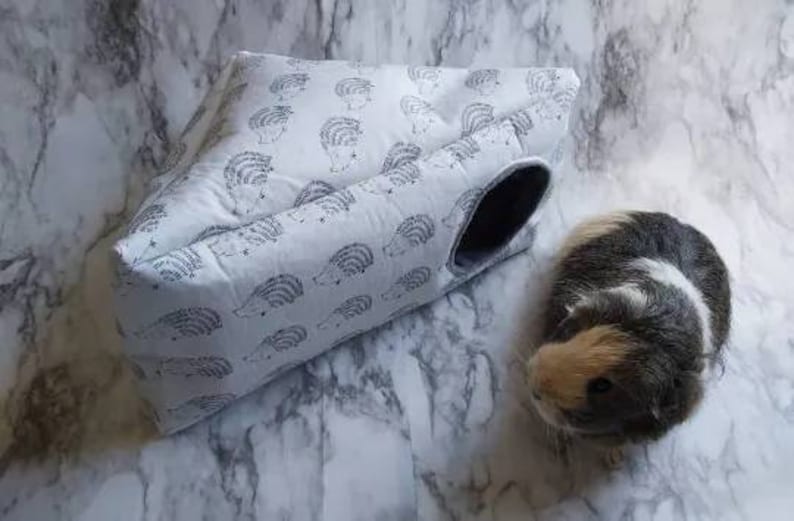 Guinea Pig Bed Hedgehog House Hedgehog Bed Guinea Pig house Guinea Pig Hide Bed For Guinea Pig Bed Guinea Pigs Hides image 2