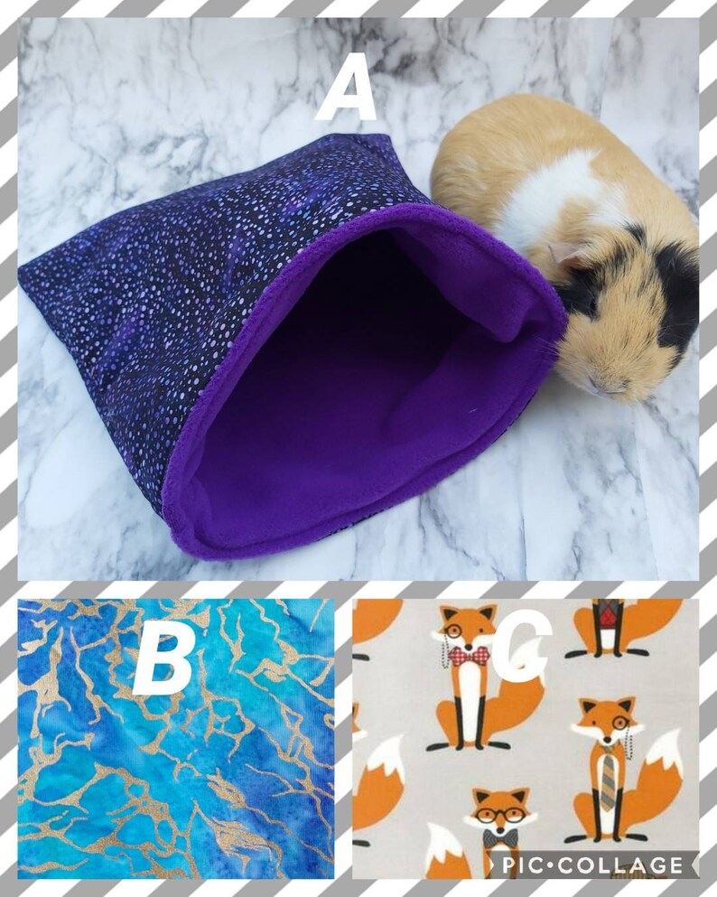Guinea Pig Cozy Sack Hedgehog Snuggle Pouch Guinea Pig Etsy Canada