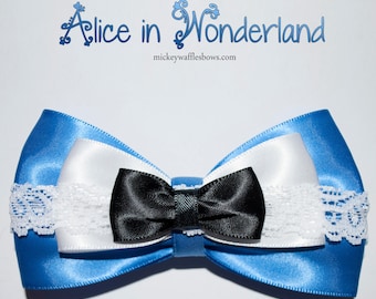 Alice in Wonderland Hair Bow