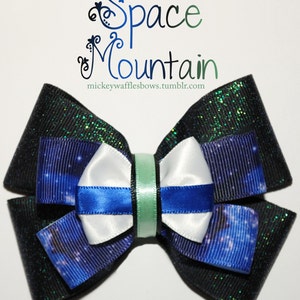 Space Mountain Hair Bow