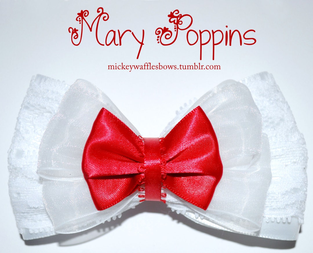 Mary Poppins Hair Bow - Etsy